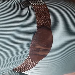 Vintage snake stretch belts, gold & silver. Preowned.